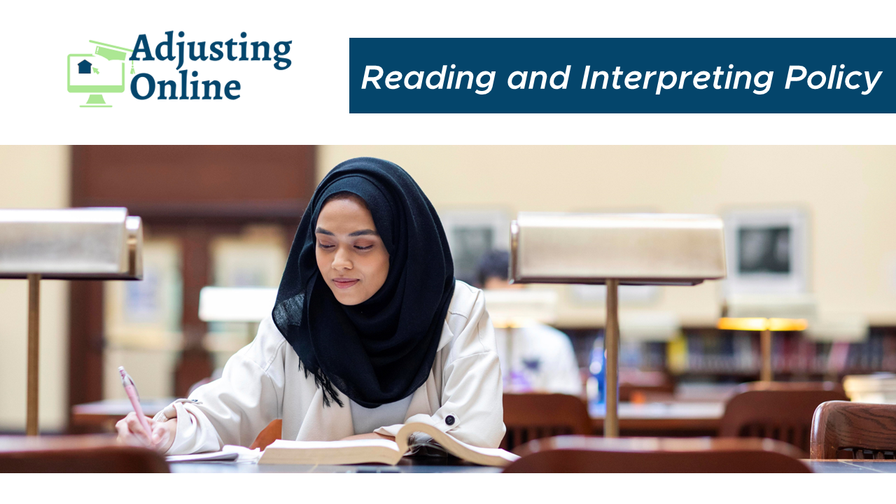 Reading & Interpreting Policies